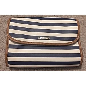 Stella & Dot Navy Stripe Hang On Pouch