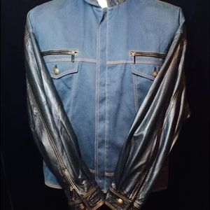 NWOT Couture GIANNI VERSACE Men's Denim Jacket Pan