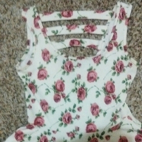 Flower derailed babydoll top