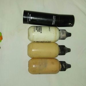Mac airbrush nw15, nc10, white and prep and prime