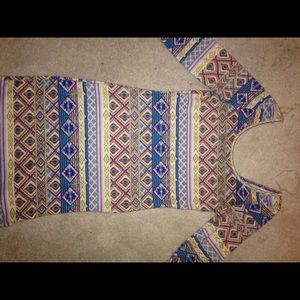 Tribal print dress