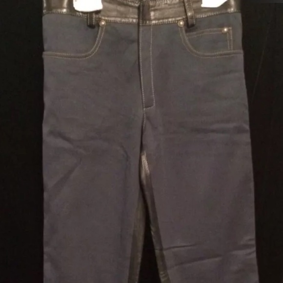NWOT GianniVersace Couture Men's Dnm Leather Pants