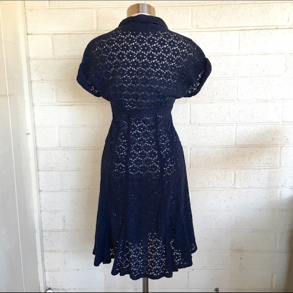 Nanette Lepore blue lace dress - Picture 4 of 4
