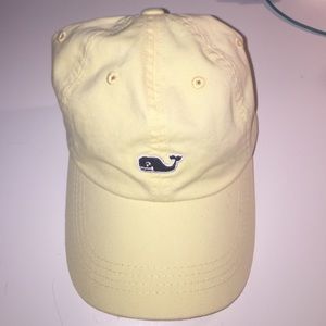 Yellow and Navy Vineyard Vines Baseball Hat