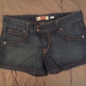 Old Navy dark denim shorts