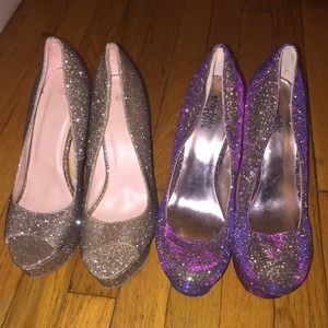 Glittered Pumps
