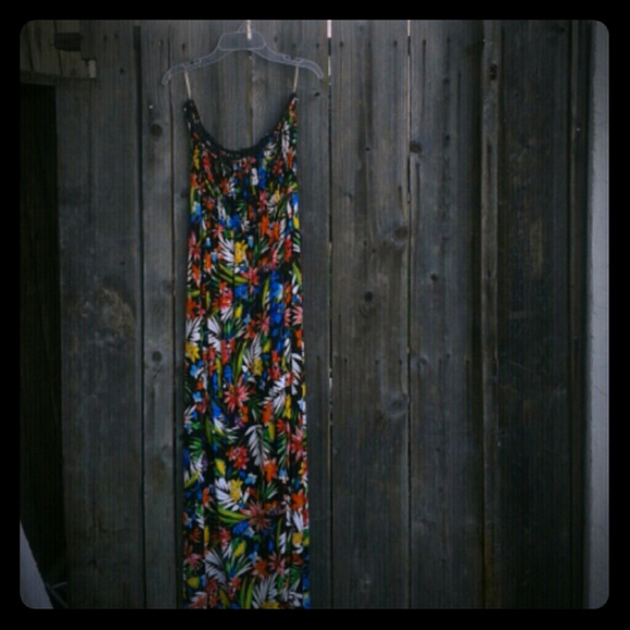 Floral Multicolor Maxi Dress