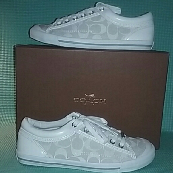 Coach White Francesca 12cm Sig