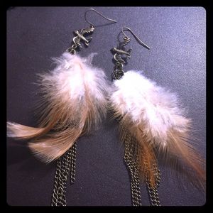 Feather earring