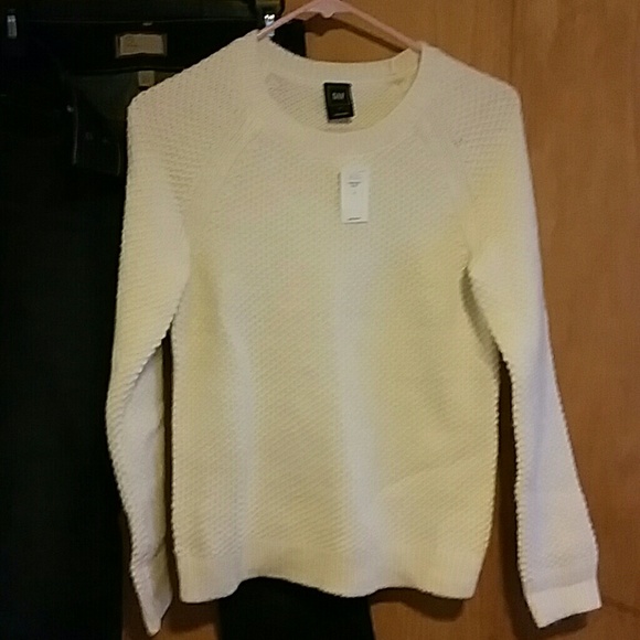 White Gap Sweater