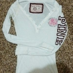 Pink long sleeve xs top