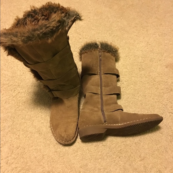 Tan boots