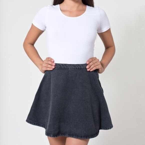 American Apparel Denim Skirt