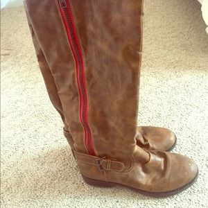 Madden girl tall brown riding boot