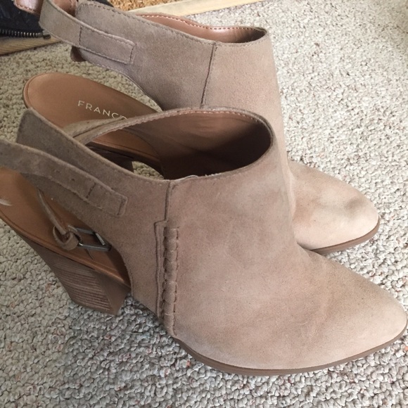 Franco Sarto light brown booties