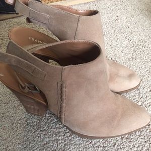 Franco Sarto light brown booties