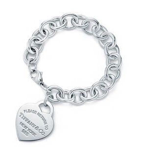 Auth Return to Tifanny Heart Tag Bracelet