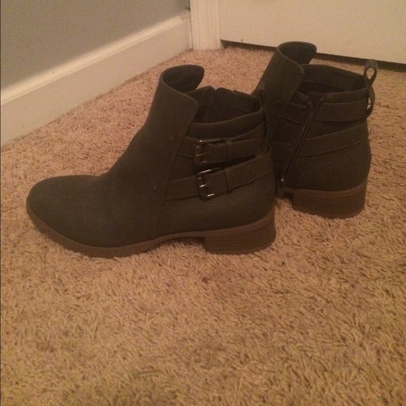 Grey booties