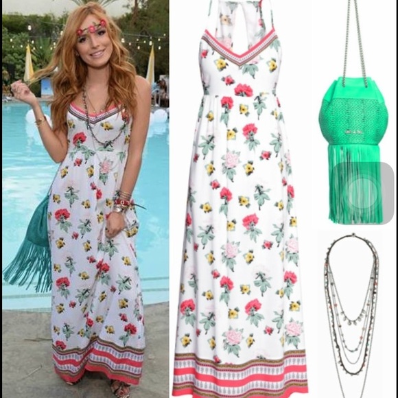 H&M coachella collection maxi dress