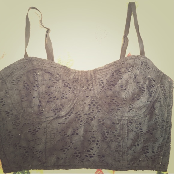 Degree Black Crop Top