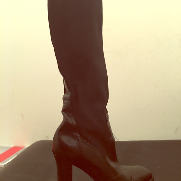 Black Knee Boots
