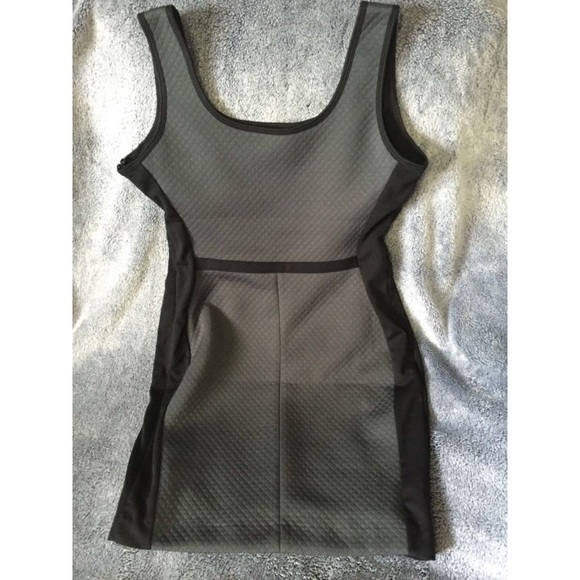 Banana Republic grey and black bodycon