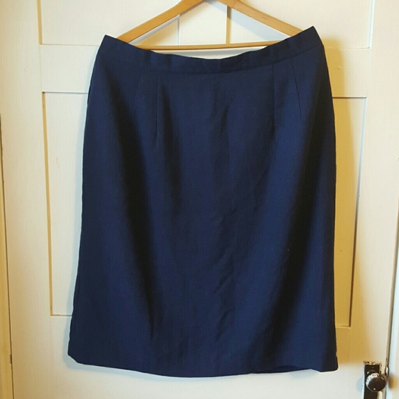 Worthington Navy Dress Skirt
