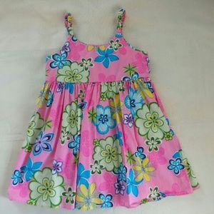 Pacific Legend Size 5-6 Girls Floral Delicate Dres