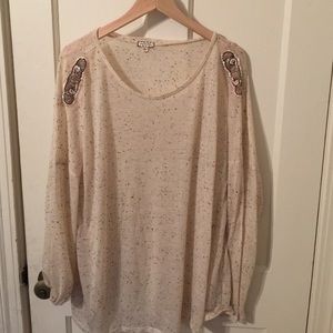 Lovely shirt with beading detail.