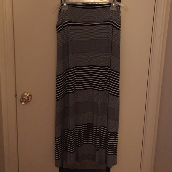Striped Maxi Skirt