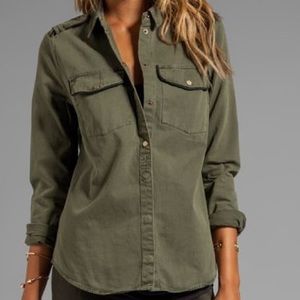 BDG green button down