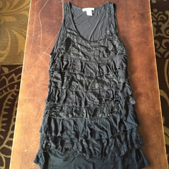 Black layered tank
