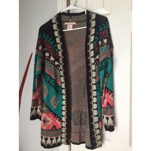 Flying Tomato Aztec Cardi Small NWOT