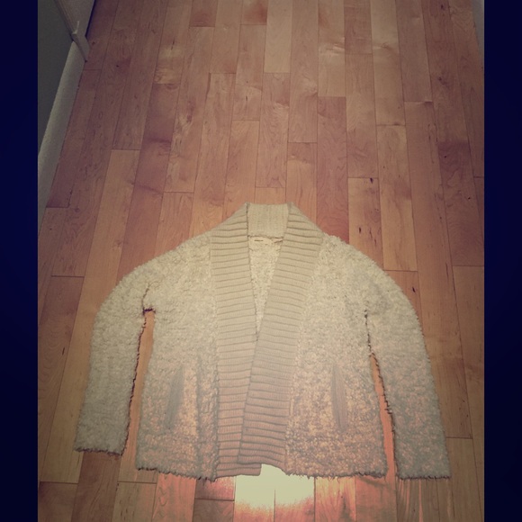 Sleeping on Snow Slub knit open cardigan.