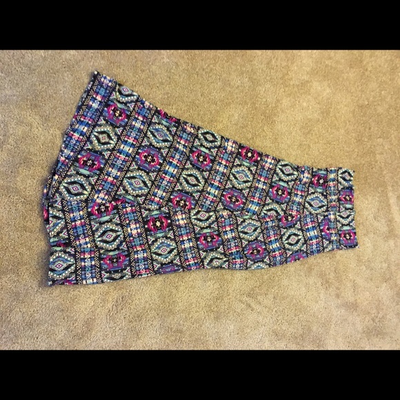 Aztec maxi skirt