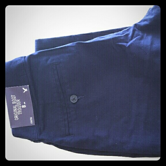 American eagle navy blue slack pants