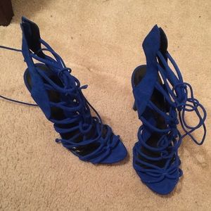 Blue Zara shoes