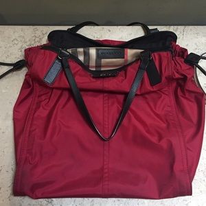 Burberry nova check nylon purse