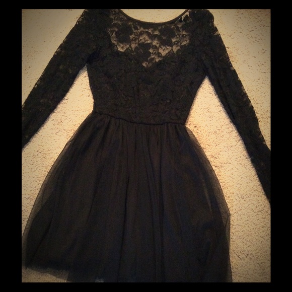 Arden B Black Mini Dress