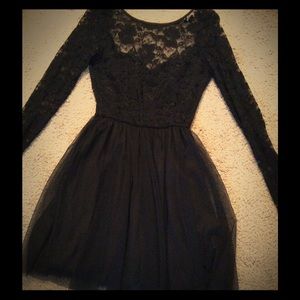 Arden B Black Mini Dress