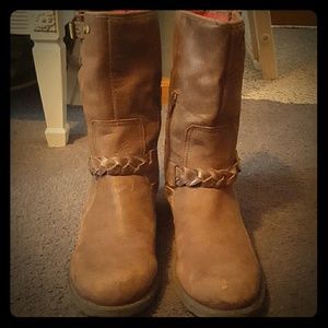 Nicole leather calf high boots