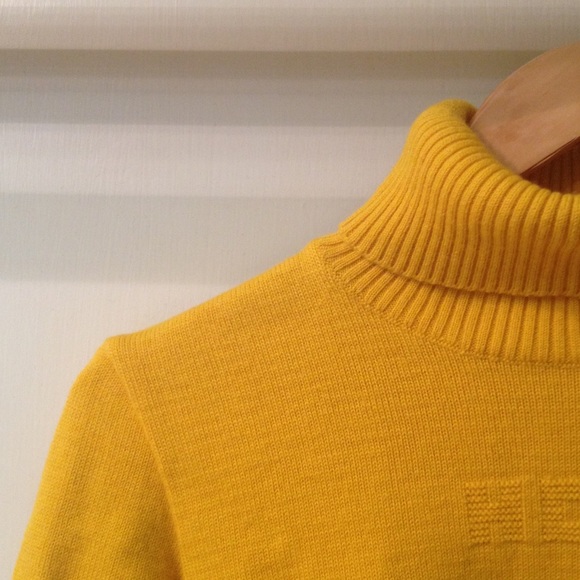 yellow turtleneck