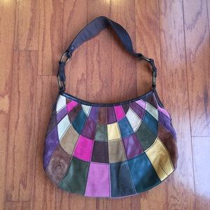 🍀LUCKY BRAND Patchwork Hobo bag