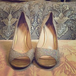 Enzo Angiolini sparkly heels