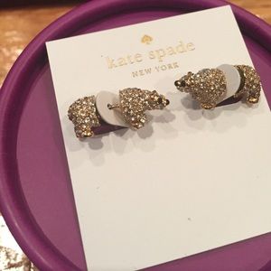 *flash sale!* kate spade polar bear earrings