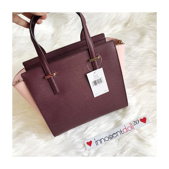 $220 🅿️ Kate Spade Cedar Small Hayden Mulled Wine - Picture 2 of 4