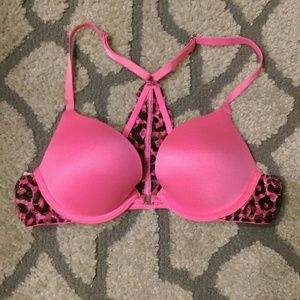 Victoria's Secret Pink lace push up bra 34a