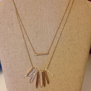 Rebel Cluster Necklace- Gold