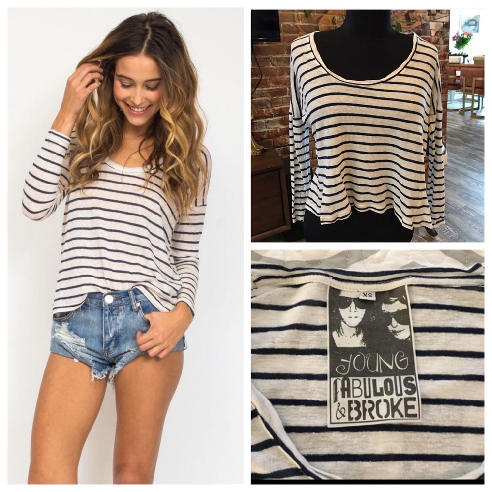 Young Fabulous & Broke long sleeve tee XS
