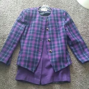 Purple suit